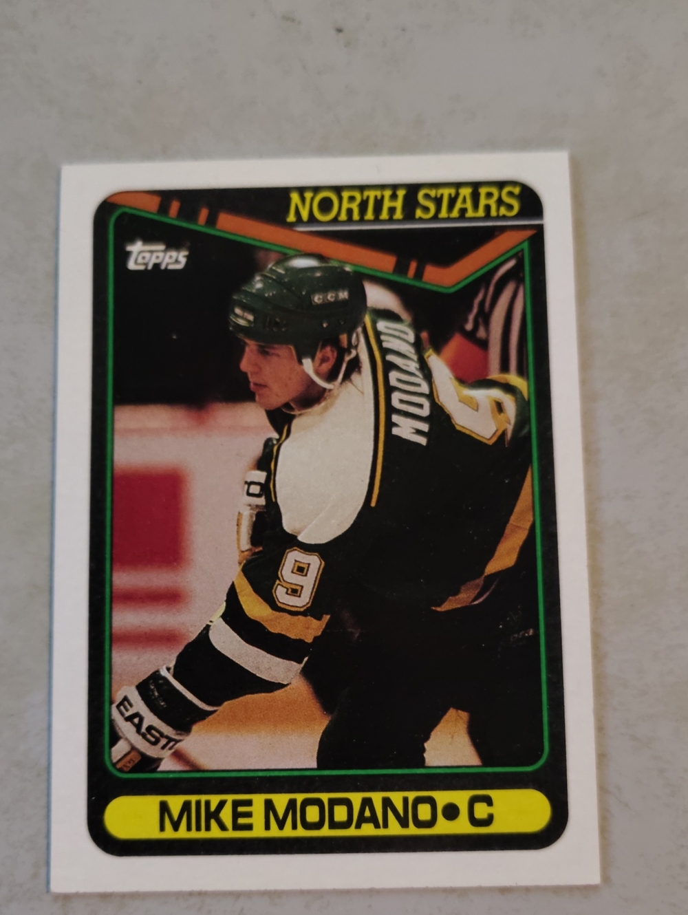 Mike Modano 1990-91 Topps Hockey RC Rookie #348 Minnesota North Stars